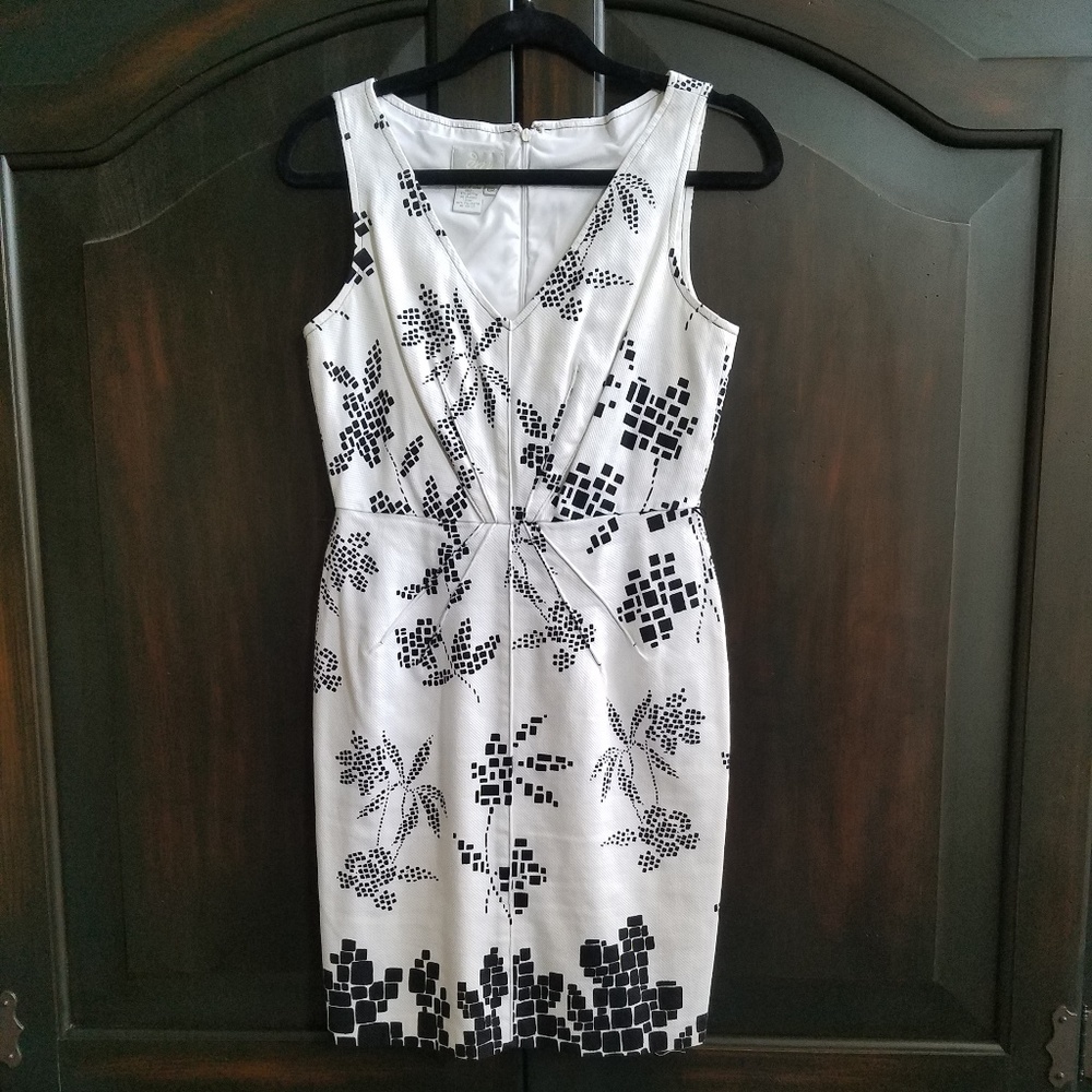 PETITE - Sleeveless waffled fabric dress